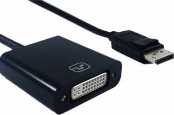 Adaptor Mycon Displayport la DVI-D T-M Negru