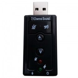 Adaptor USB 2.0 - sunet 7.1 canale Virtual Sound control volum. microfon HOPE R 