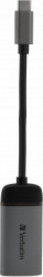 Adaptor Verbatim 49143 USB-C la HDMI 4K 10 cm Negru Gri 