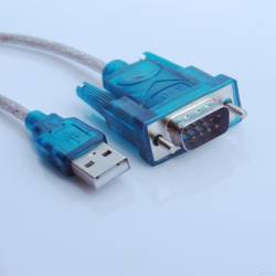 Adaptor USB2.0 la Serial RS232 9-Pin DB9 prelungitor 50cm USB HOPE R