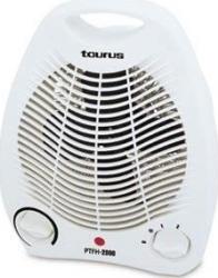 Aeroterma Taurus PTFH 2000 2 trepte de putere + aer rece 2000W Alb 