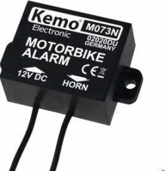 Alarma moto KEMO M073N alimentare 12V pentru motociclete scootere biciclete electrice