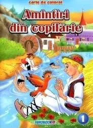 Amintiri din copilarie 1 - carte de colorat
