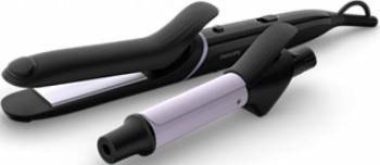 Set de coafat multifunctional Philips StyleCare BHH81100 Placa de par ondulator Tehnologie OneClick 5 accesorii 