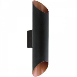 Aplica Exterior AGOLADA 94804 LED-MODUL 2X3 7W Otel zincat / Negru / copper L 75 H 360 A 110 