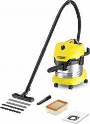 Aspirator multifunctional Karcher WD 4 Premium Aspirare umeda si uscata 20 l 1000 W Galben 