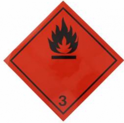 Autocolant eticheta avertizareinformare ADR 3 Cargoparts 