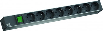Prelungitor Bachmann 8 prize Schuko 2m Negru 