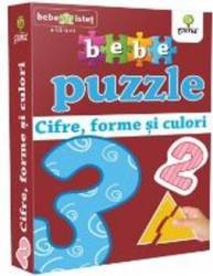 Bebe Puzzle +18 luni - Cifre forme si culori 