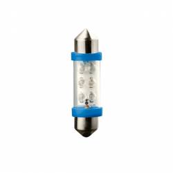 Bec cu LED Sofit 11x36mm Albastru Blister 2 buc Automax 