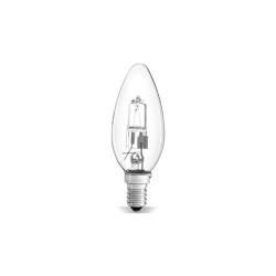 Bec halogen 42W E14 C35 2800K Opal Lumanare 