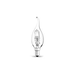 Bec halogen 42W E14 C35T 2800K Flacara 