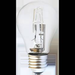 Bec halogen 52W E27 A55 2800K Clear 