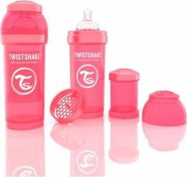 Biberon Twistshake Anti - Colici 260 ml Piersica 