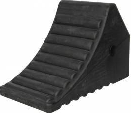 Blocator opritoare piedica roata cauciuc Cargoparts 300x190x150 mm 