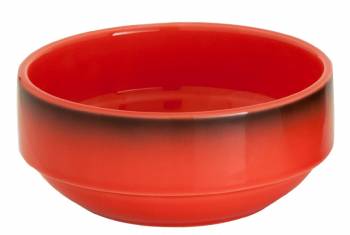 Bol joker GURAL colectia MARMARIS-BLACK RED 12cm 380ml 