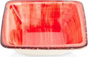 Bol patrat GURAL colectia RED 15x15cm 310ml 