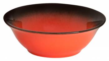 Bol salata GURAL colectia MARMARIS-BLACK RED 23cm 1340ml 