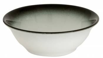 Bol salata GURAL colectia MARMARIS-WHITE BLACK 19cm 750ml 