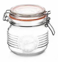 Borcan sticla OLD FASHIONED 0 5 L cu capac ermetic 