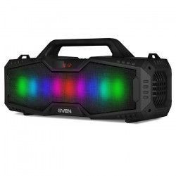Boxa portabila SVEN PS-480 2000mAh 10W RMS Negru BT FM USB MicroSD Led-Display 