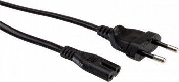 Cablu alimentare Casetofon Value 19.99.2096 Euro la IEC C7 2 Pini 1.8 m Negru