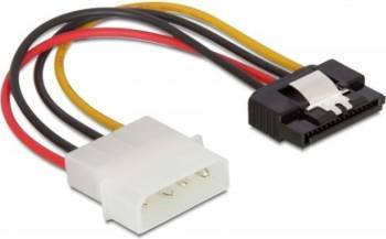 Cablu alimentare Delock Molex la SATA cu fixare 