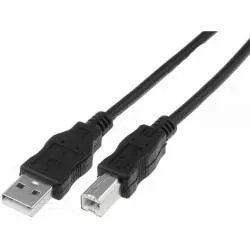 Cablu Assmann USB 2.0 Tip A M la B M 0.5m Negru