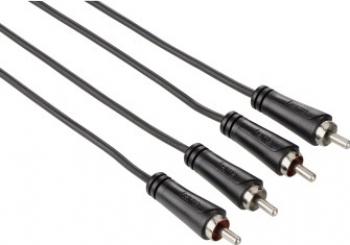 Cablu audio Hama 2 RCA la 2 RCA 3m 