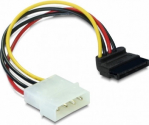 Cablu de alimentare Delock 60101 SATA unghi 90 grade la MOLEX 4 pini 