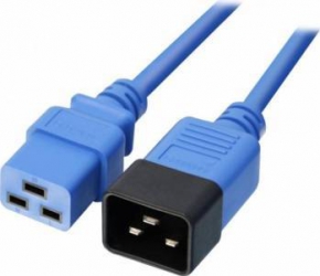 Cablu de alimentare Lindy L31020 IEC C19 la C20 1m Albastru