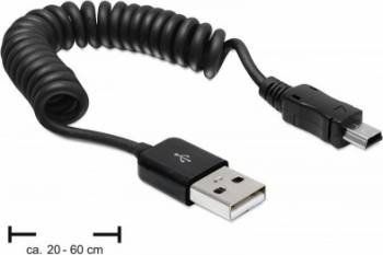 Cablu Delock 83164 mini USB 5 pini T - USB A T 