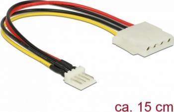 Cablu Delock de alimentare Floppy 4 pini la Molex T-M 15cm 