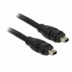 Cablu Delock FireWire 4 pini la 4 pini 1m Transparent 
