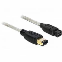 Cablu Delock FireWire 9 pini la 6 pini 3m Transparent 