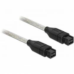 Cablu Delock Firewire 9 pini la 9 pini 3m Tranparent 