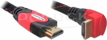 Cablu Delock HDMI 4K tip A unghi 2m 