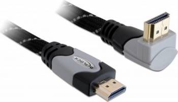 Cablu Delock HDMI 4K unghi 1m 