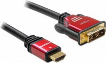 Cablu Delock HDMI la DVI-D Single Link 18+1pini Premium 5m 