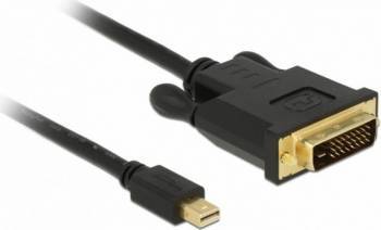Cablu Delock mini Displayport 1.1 la DVI 2m Negru 