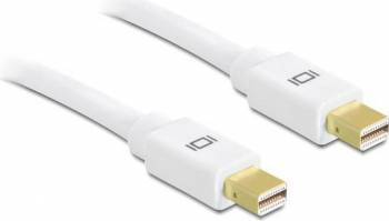 Cablu Delock miniDisplayport T - miniDisplayport T 1.5m Alb