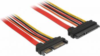 Cablu Delock SATA III 22 pini 6 Gb/s T-M 30cm 