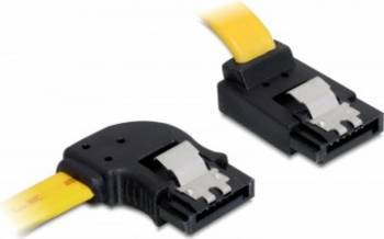 Cablu Delock SATA III stanga - sus cu fixare 50cm 