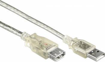 Cablu Delock USB 2.0 T-M 0.3m Transparent 
