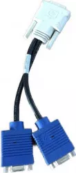 Cablu DMS 59 2 x VGA 15 pini mama 20cm