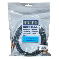 Cablu High-Speed HDMI 2.0 4K60Hz Ethernet 1 8m conectori auriti Hope R 