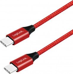 Cablu LogiLink USB Type-C - USB Type-C T-T 1m Rosu 