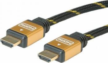 Cablu Roline 11.04.5502-20 HDMI T tip A 19 pini - HDMI T tip A 19 pini 2m 