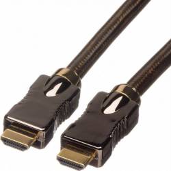 Cablu Roline HDMI Ultra HD 4K cu Ethernet v2.0 T-T 1m 11.04.5680 