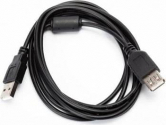 Cablu Spacer USB 2.0 prelungitor 1.8m bulk Negru 